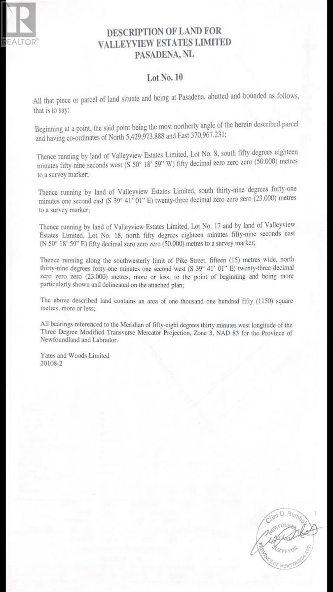 10 Pike Street, Pasadena, NL