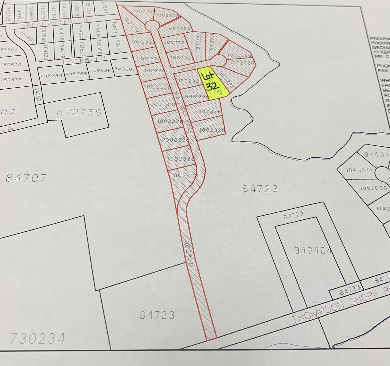 Lot 32 North Point Seaside, Malpeque, PE