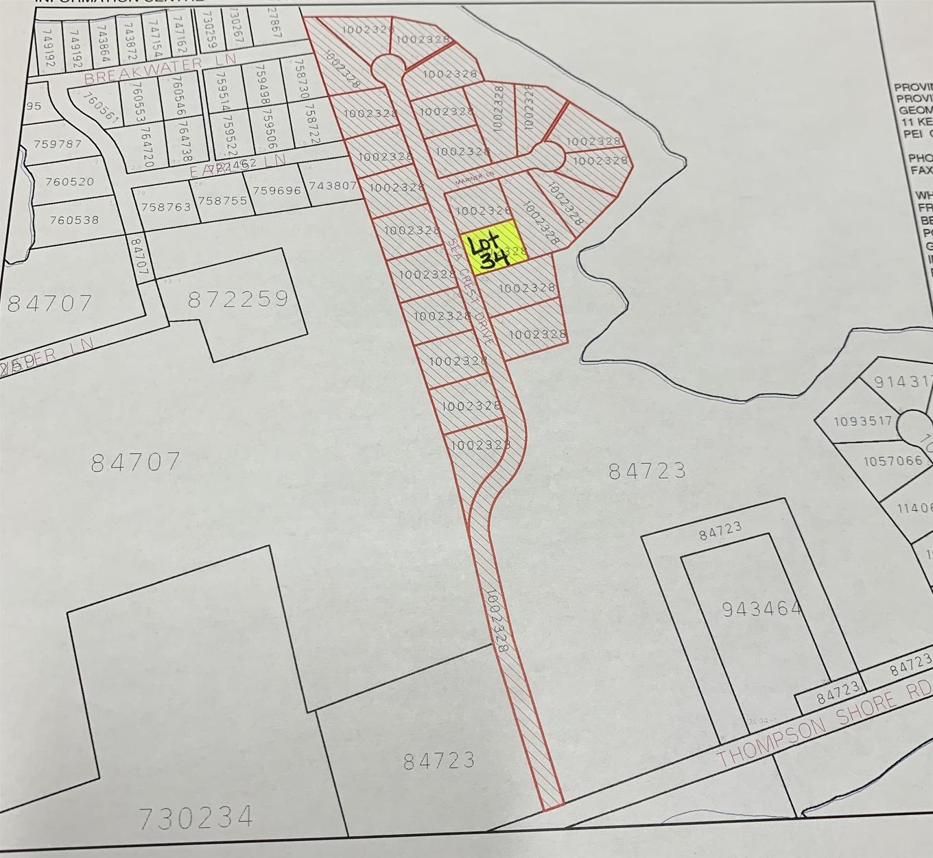 Lot 34 North Point Seaside, Malpeque, PE