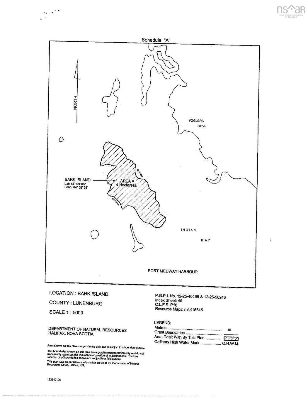 Bark Island, Voglers Cove, NS