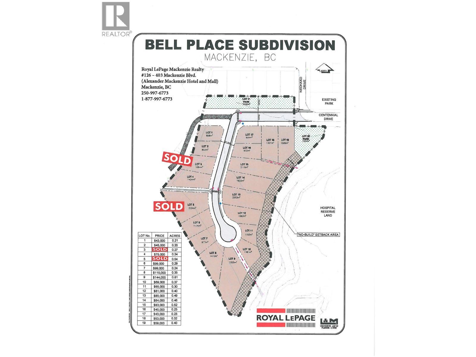 Lot 11 Bell Place, Mackenzie, BC