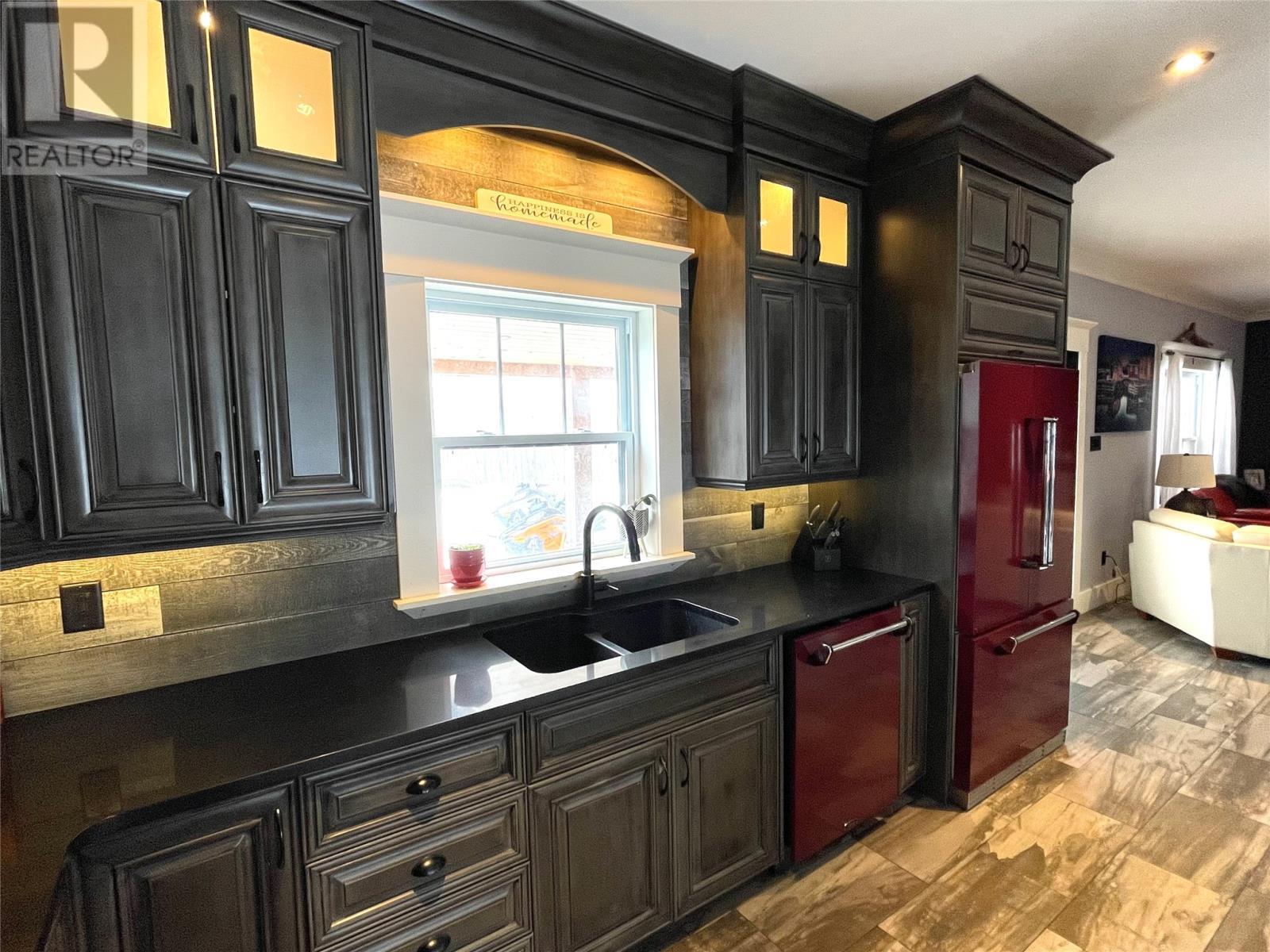 29 Ivany'S Road, Grand Falls-Windsor, NL - Indoor Photo Showing Kitchen With Double Sink