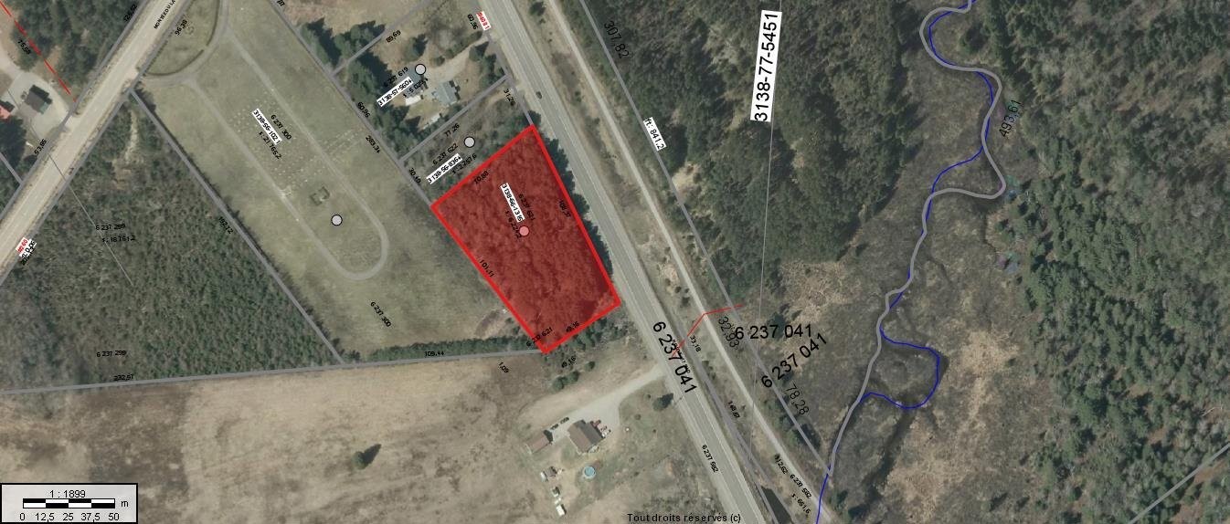 Plan (croquis) - Route 117 S., Rivière-Rouge, QC