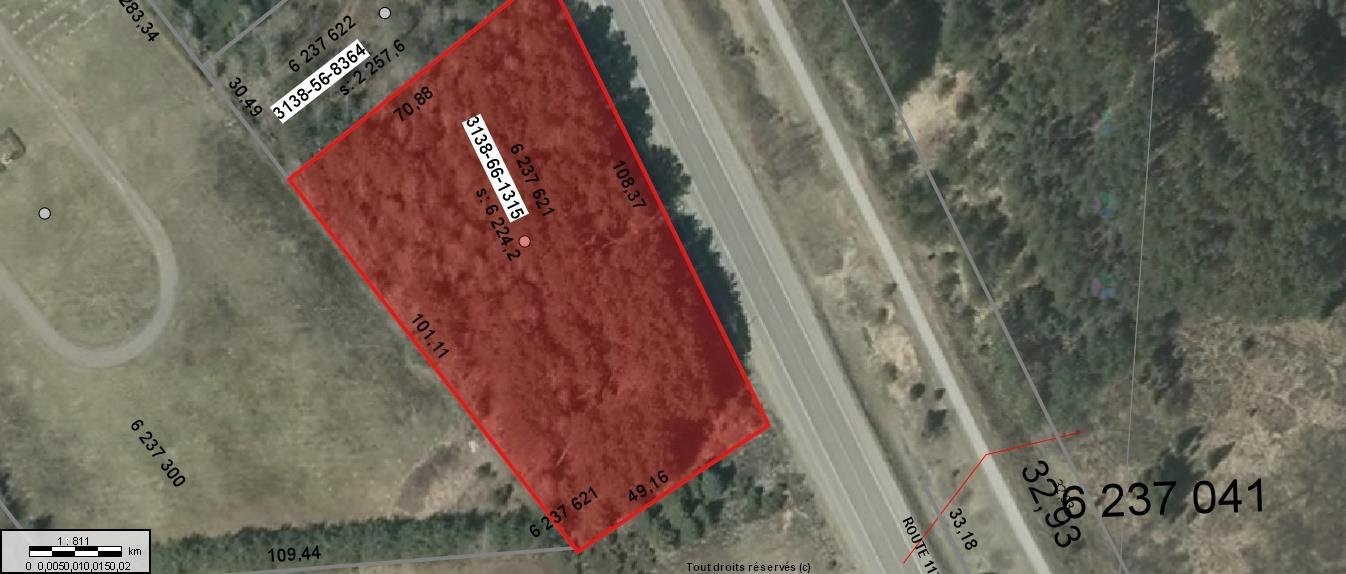 Plan (croquis) - Route 117 S., Rivière-Rouge, QC