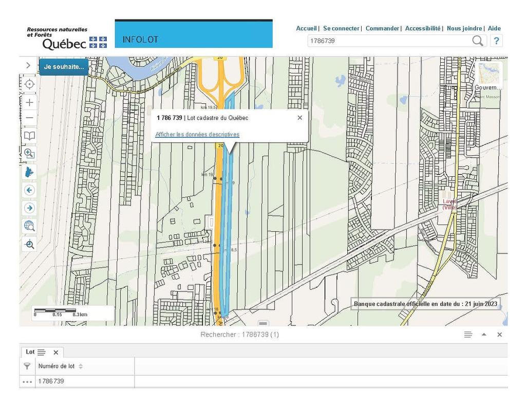 Drawing (sketch) - Boul. Des Mille-Îles, Laval (Saint-François), QC