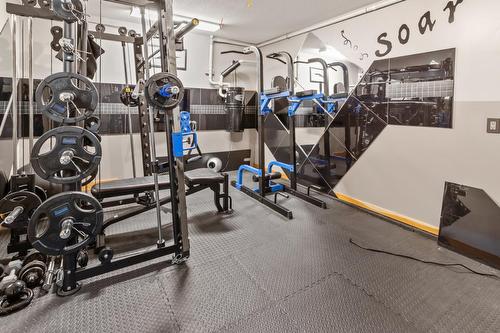 13516 Lakeshore Drive, Boswell, BC - Indoor Photo Showing Gym Room
