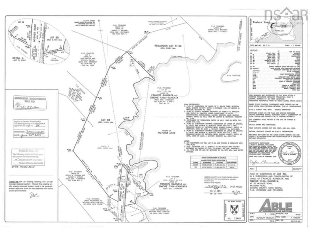 Lot R-6A Shore Road, Western Head, NS