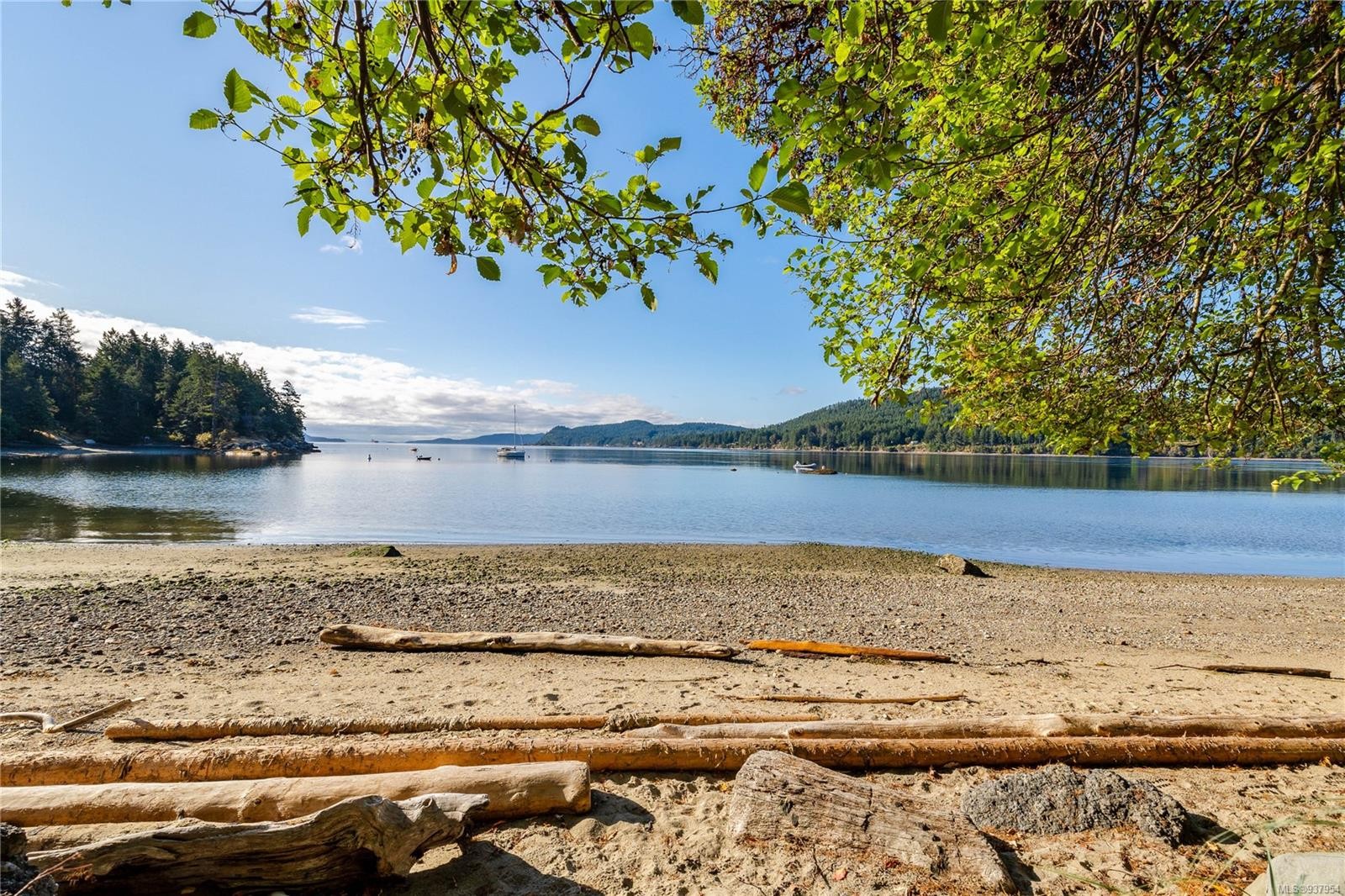498 Marine Trnabt, Mayne Island, BC - Outdoor With Body Of Water With Deck Patio Veranda