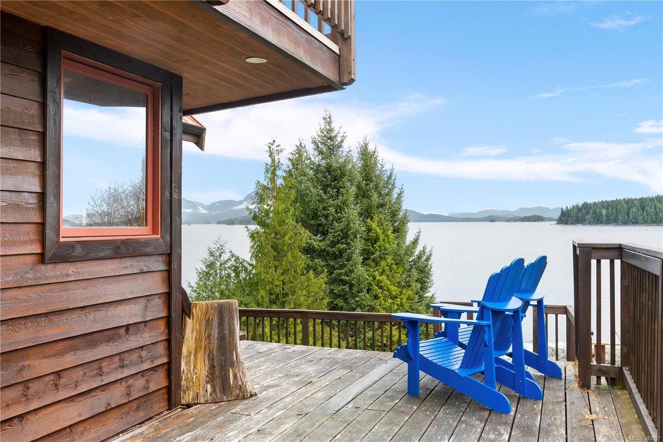 1062 Fifth Ave, Ucluelet, BC - Outdoor With Body Of Water With Deck Patio Veranda With Exterior