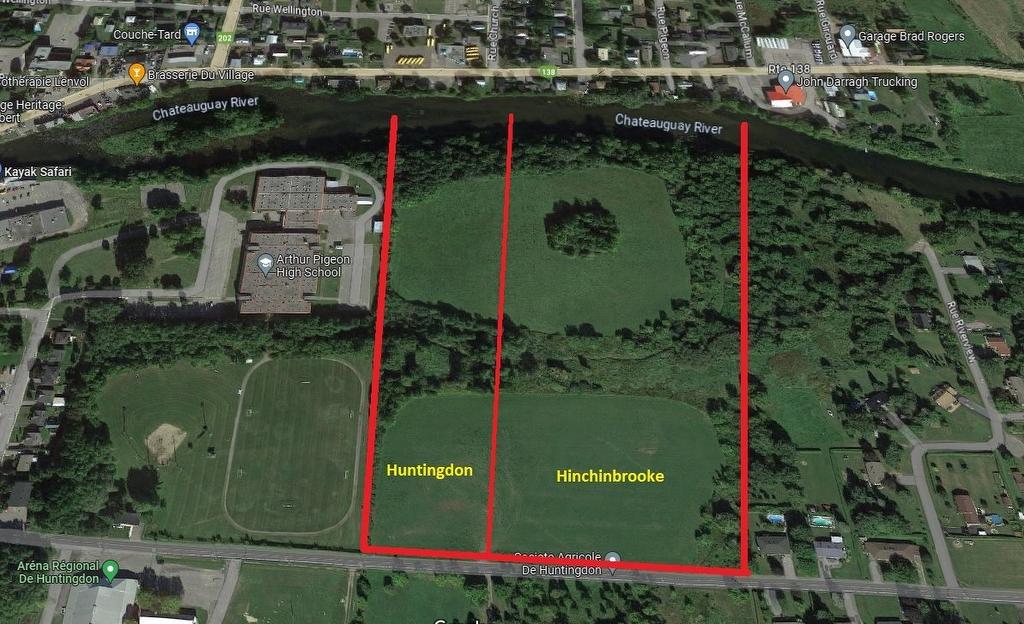 Photo aérienne - Ch. Fairview, Huntingdon, QC