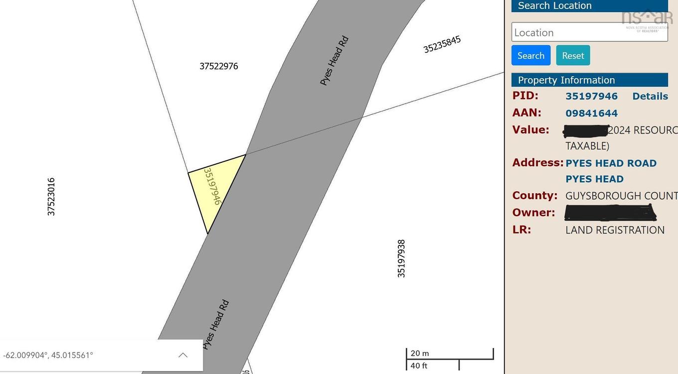 Lot 6 Pyes Head Road, Liscomb, NS