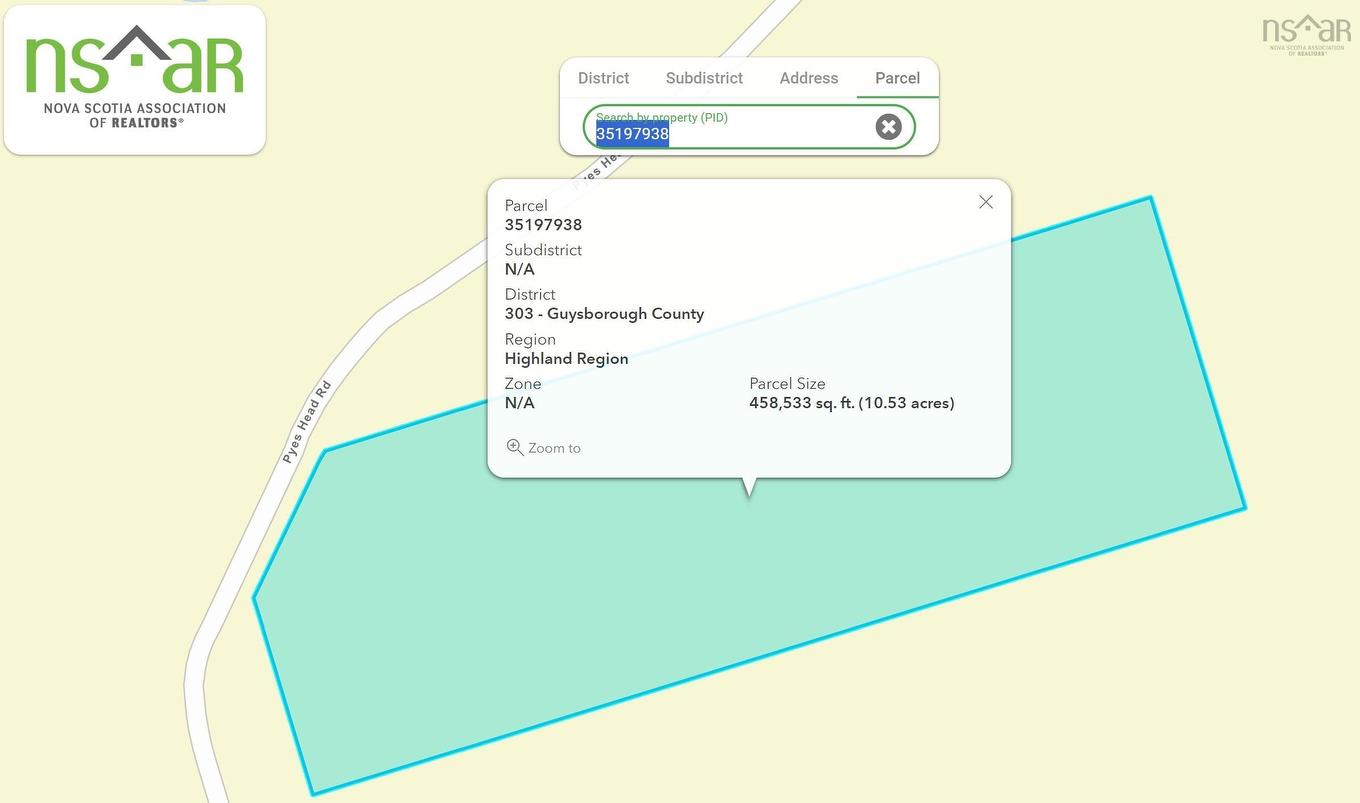 Lot 6 Pyes Head Road, Liscomb, NS