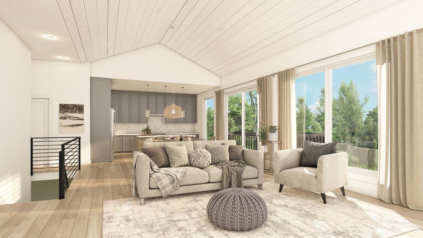 Overall view - Rue Sylvie, Saint-Colomban, QC - Indoor Photo Showing Living Room