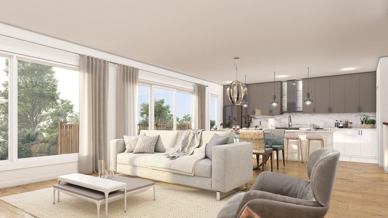 Overall view - Rue Sylvie, Saint-Colomban, QC - Indoor Photo Showing Living Room