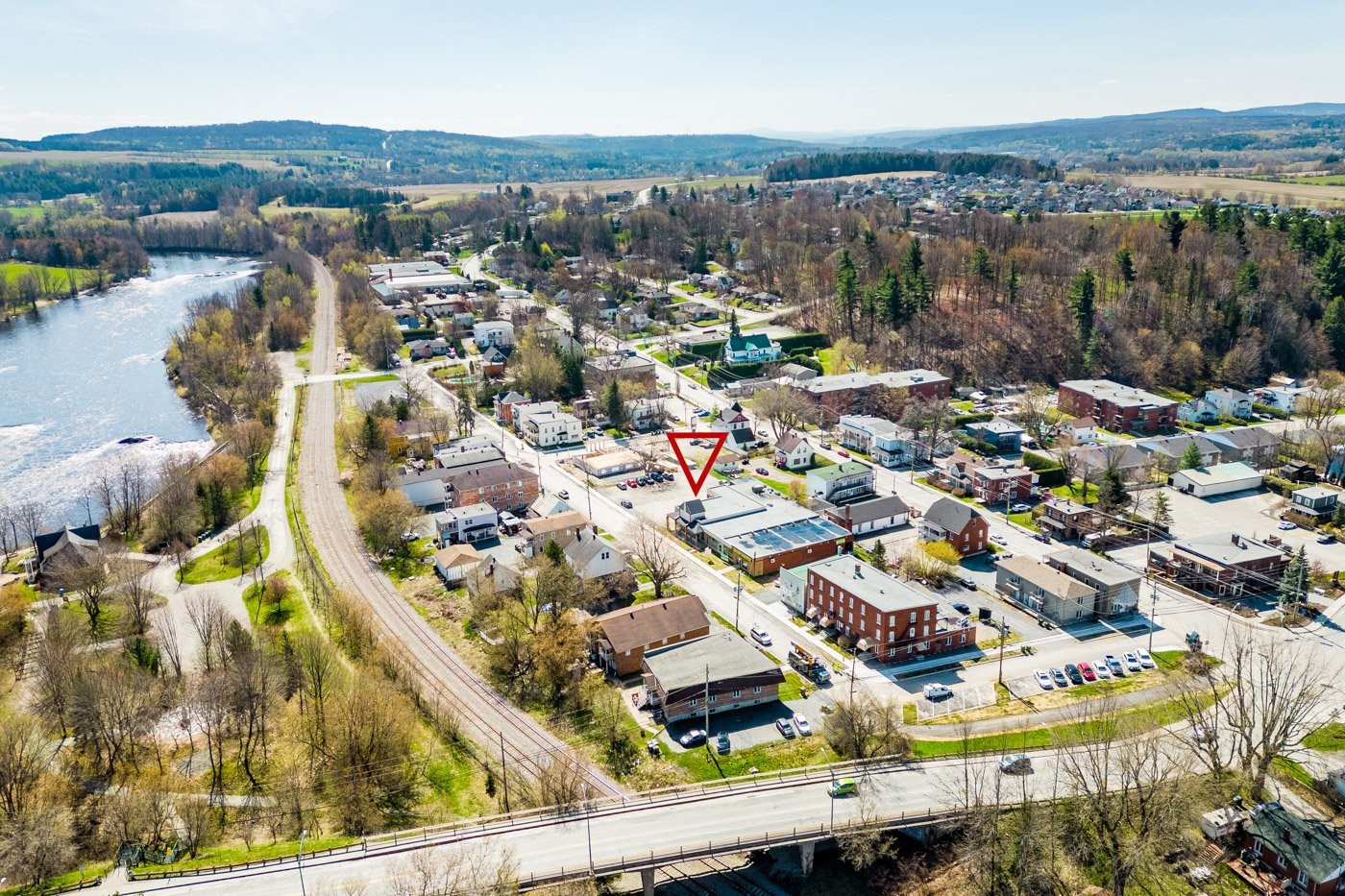 Aerial View - 22 Rue St-Joseph, Sherbrooke (Brompton/Rock Forest/Saint-Élie/Deauville), QC - Outdoor With View