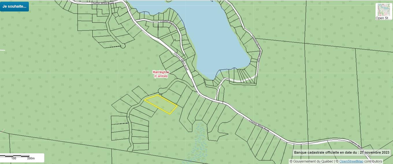 Vue d'ensemble - Ch. White, Harrington, QC