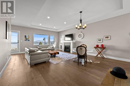8-2171 Van Horne Drive, Kamloops, BC - Indoor Photo Showing Living Room With Fireplace