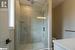 Glass enclosed shower