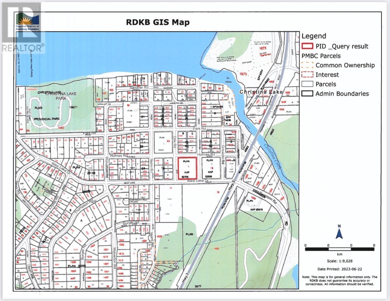 Lot 1 West Lake Drive, Christina Lake, BC