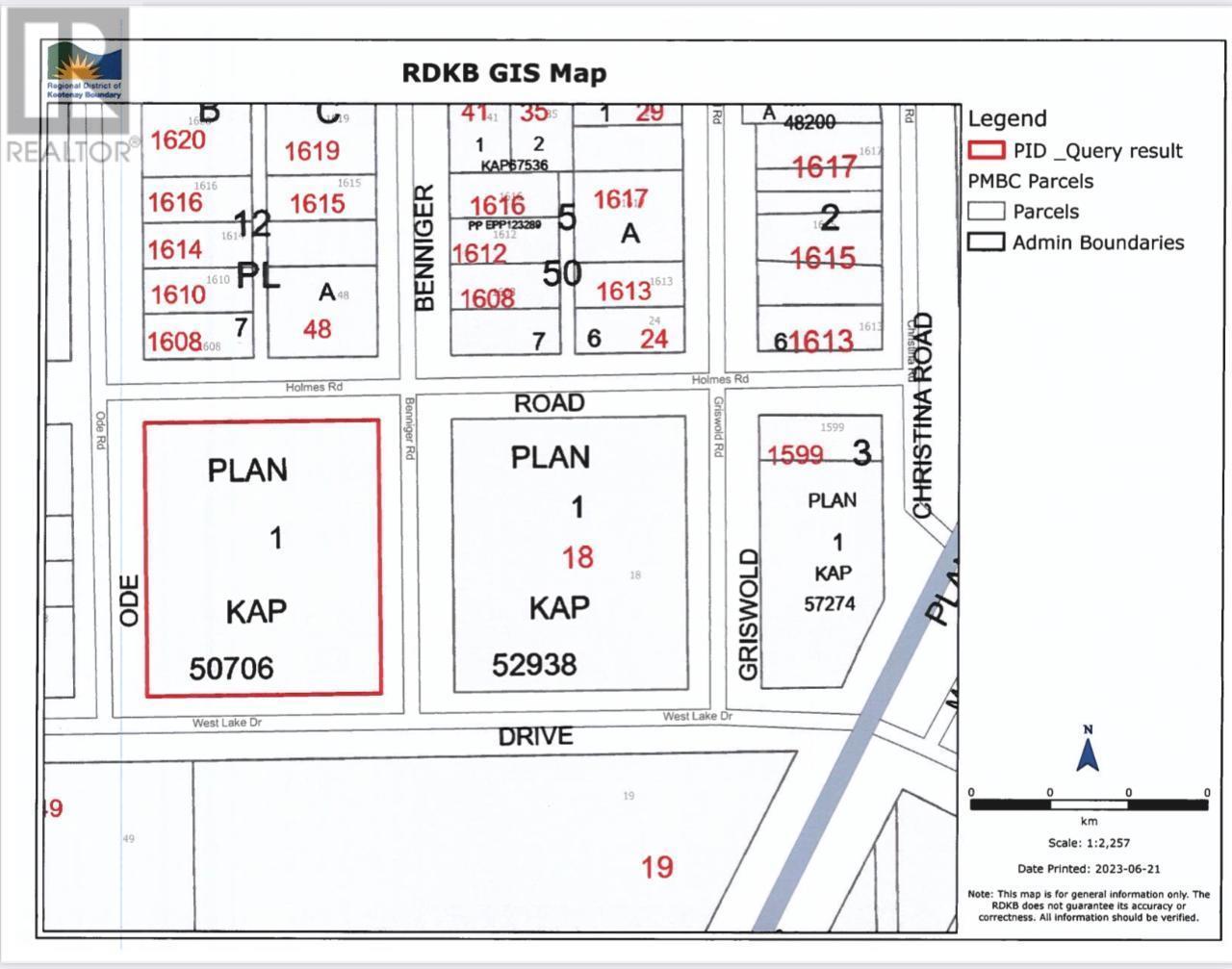 Lot 1 West Lake Drive, Christina Lake, BC