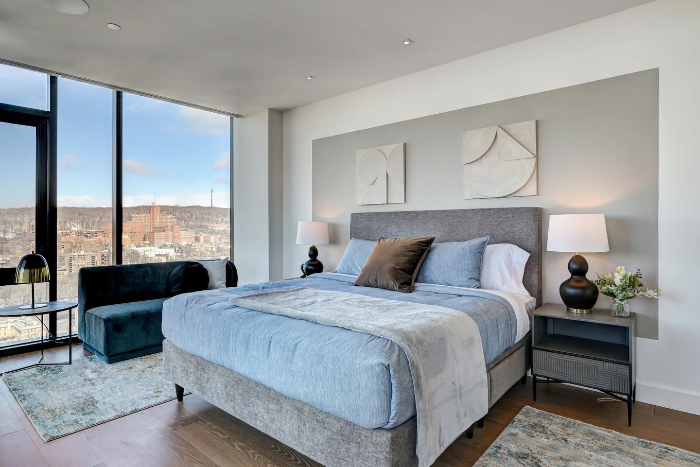 Chambre à coucher - 3603-1111 Av. Atwater, Westmount, QC - Indoor Photo Showing Bedroom