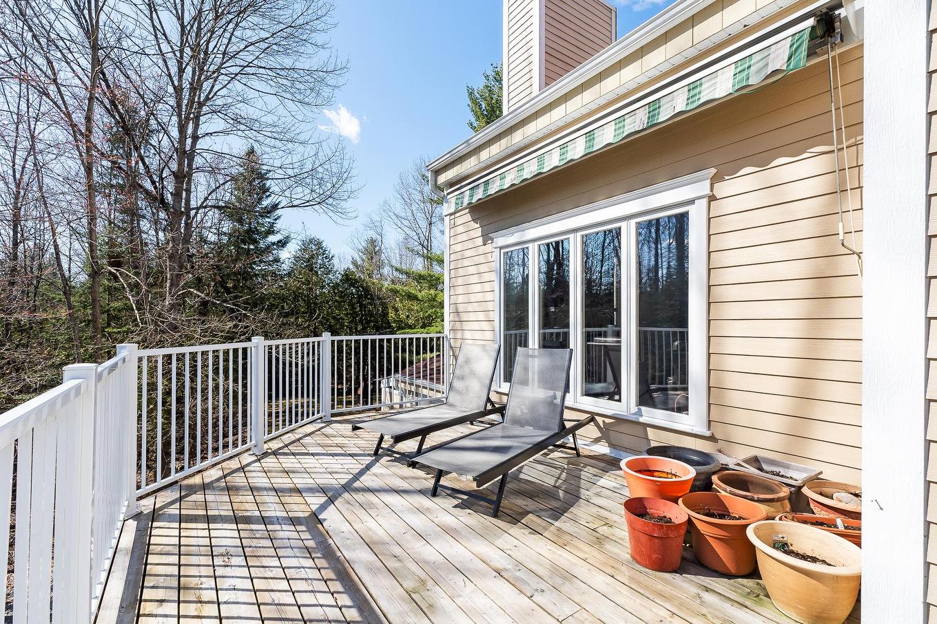 Patio - 747 Ch. Des Pommetiers, Magog, QC - Outdoor With Deck Patio Veranda With Exterior