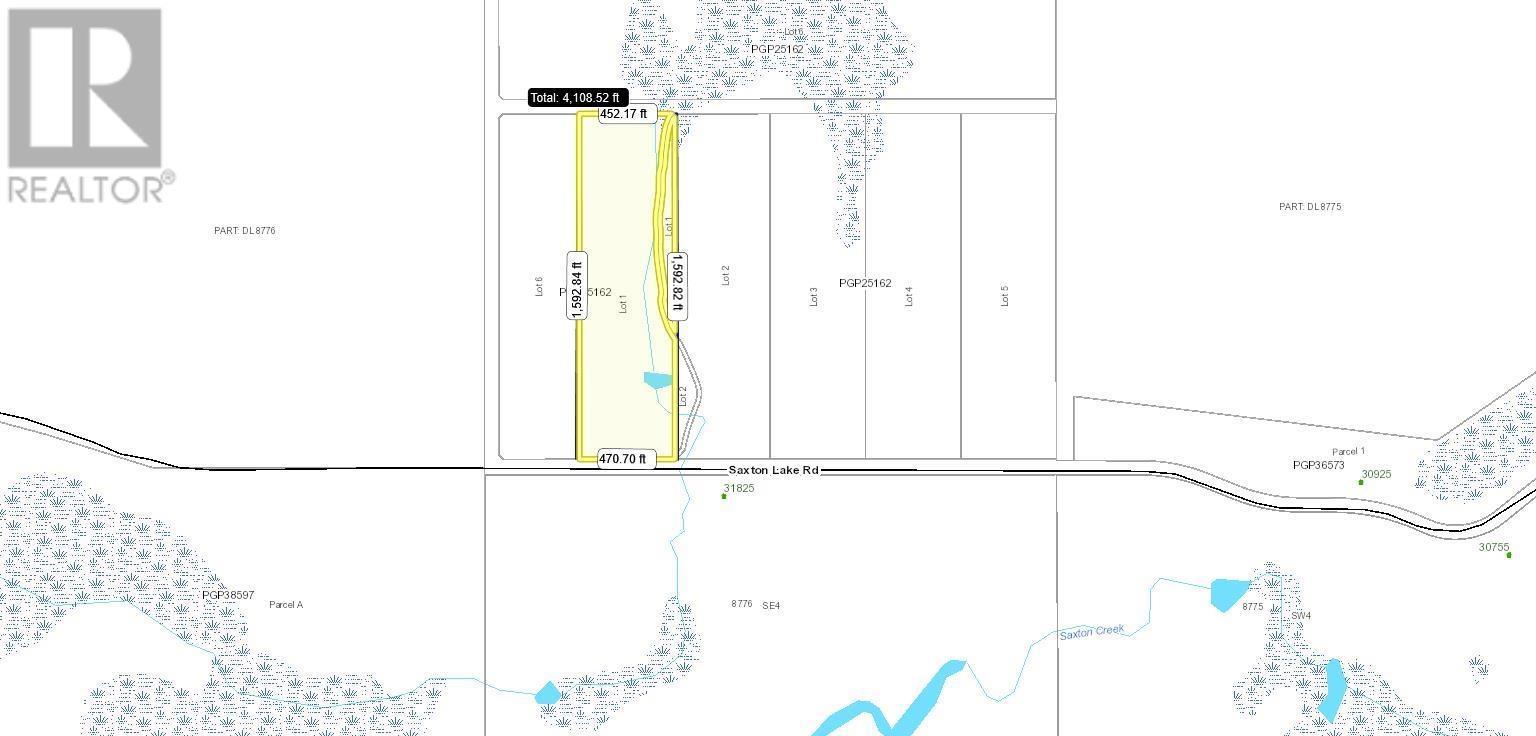 Lot 1 Saxton Lake Road, Prince George, BC