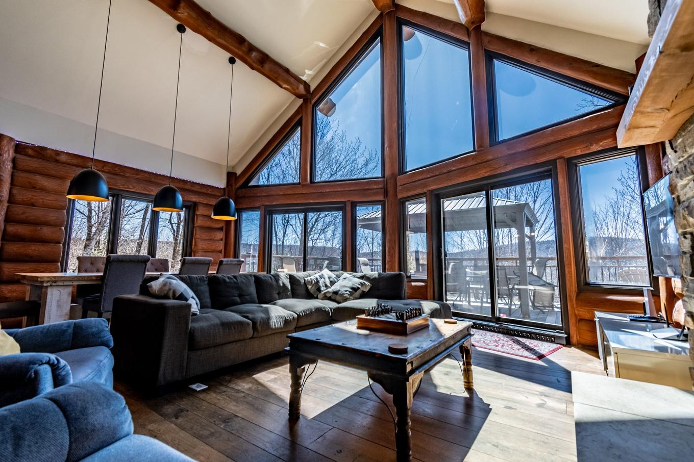 Living room - 2 Ch. Du Boisé, Mandeville, QC - Indoor Photo Showing Living Room