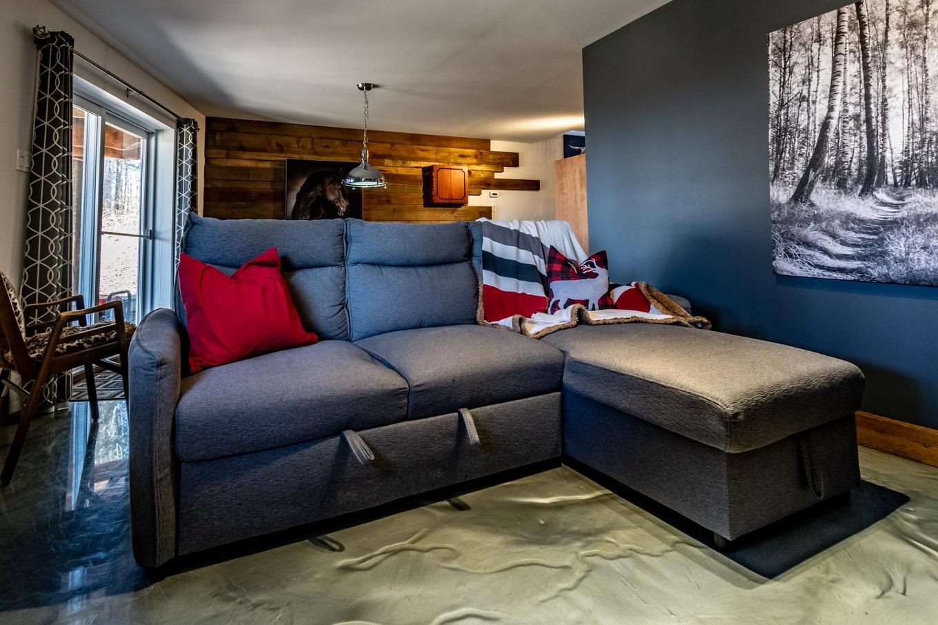 Family room - 2 Ch. Du Boisé, Mandeville, QC - Indoor Photo Showing Living Room
