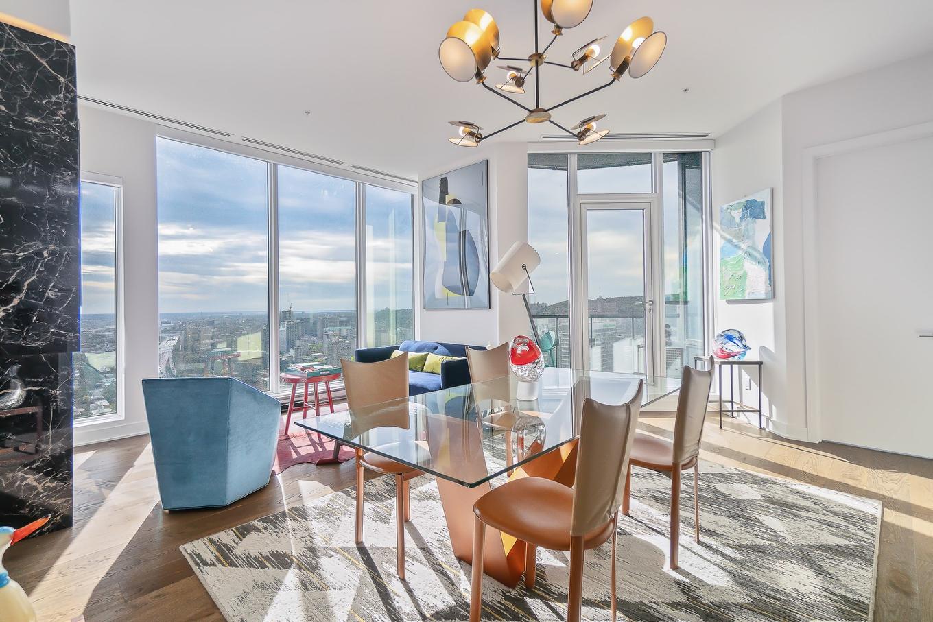 Dining room - Ph-5308-1288 Rue St-Antoine O., Montréal (Ville-Marie), QC - Indoor Photo Showing Dining Room