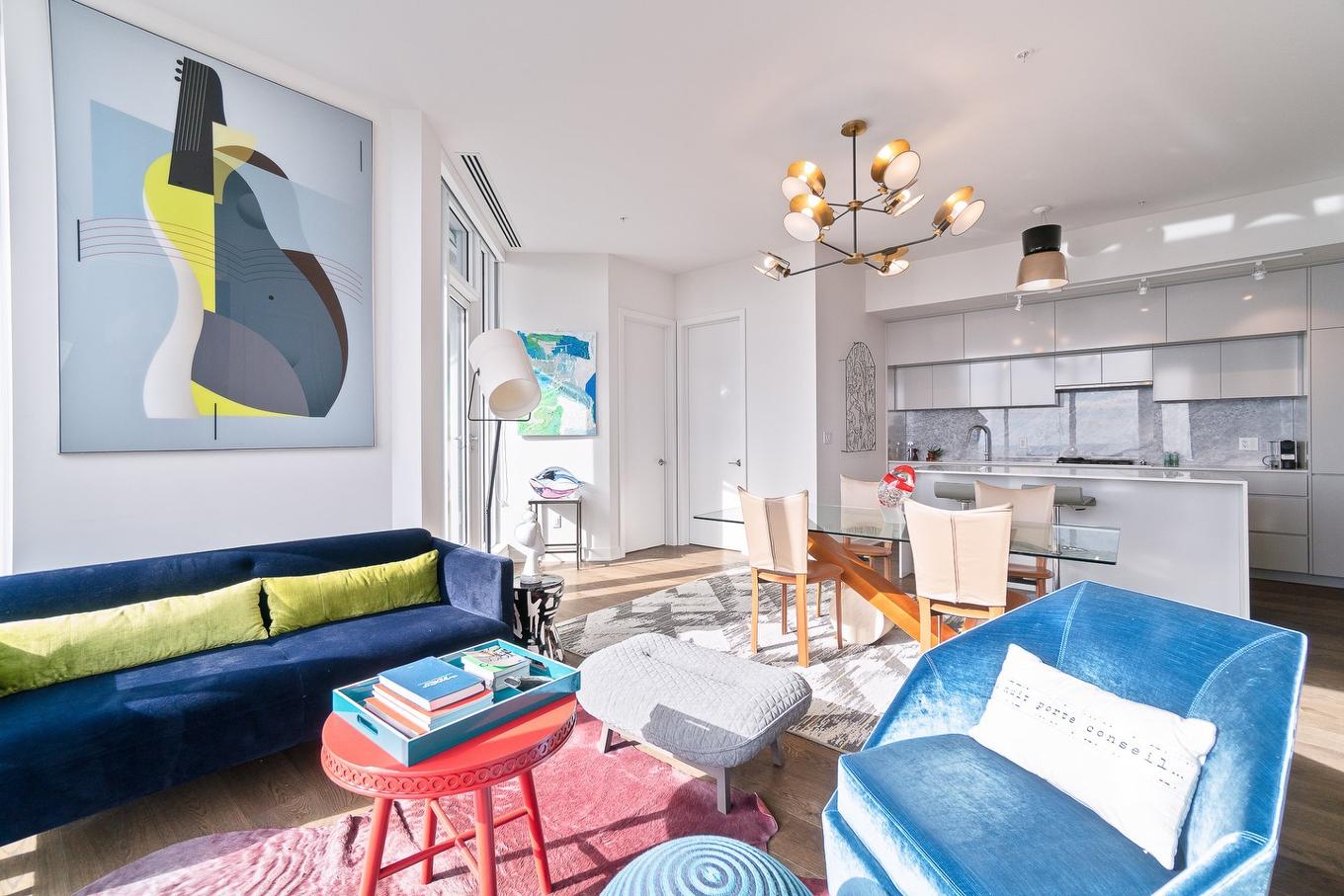 Living room - Ph-5308-1288 Rue St-Antoine O., Montréal (Ville-Marie), QC - Indoor Photo Showing Living Room