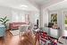 Open concept living room/dining room (staged)