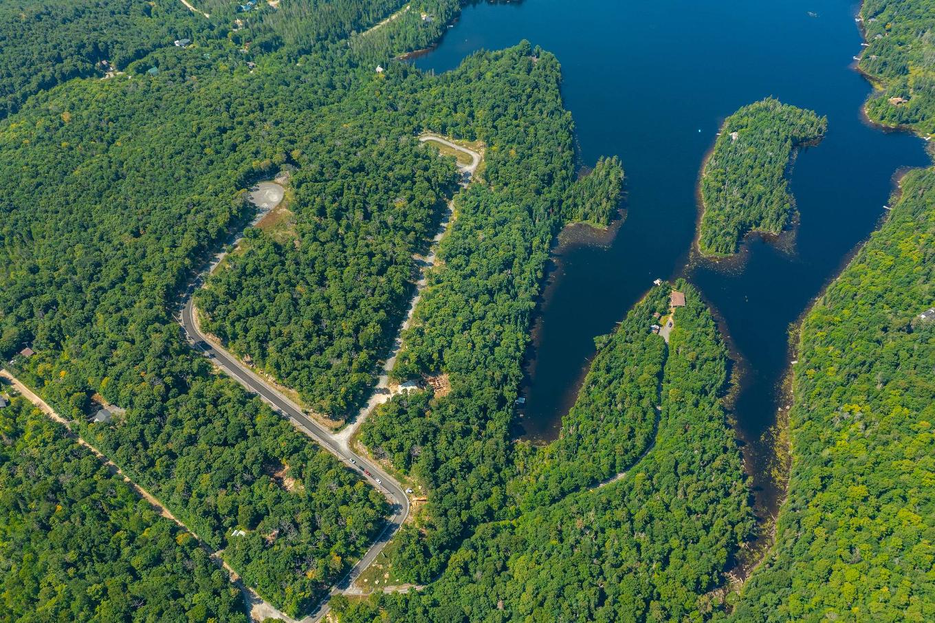 Photo aérienne - 20E Rue, Saint-Adolphe-D'Howard, QC - Outdoor With Body Of Water With View