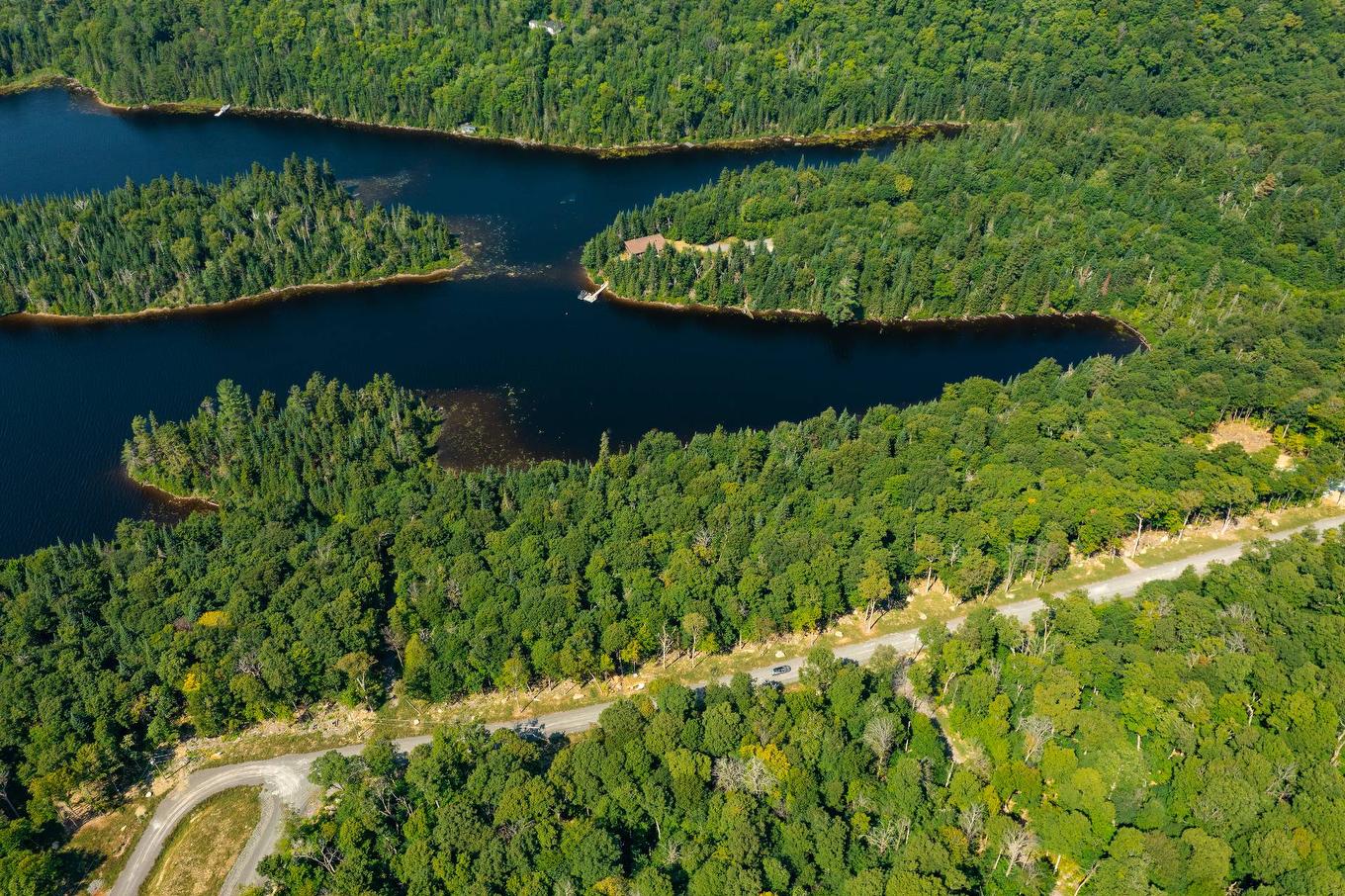 Aerial photo - 20E Rue, Saint-Adolphe-D'Howard, QC - Outdoor With Body Of Water With View