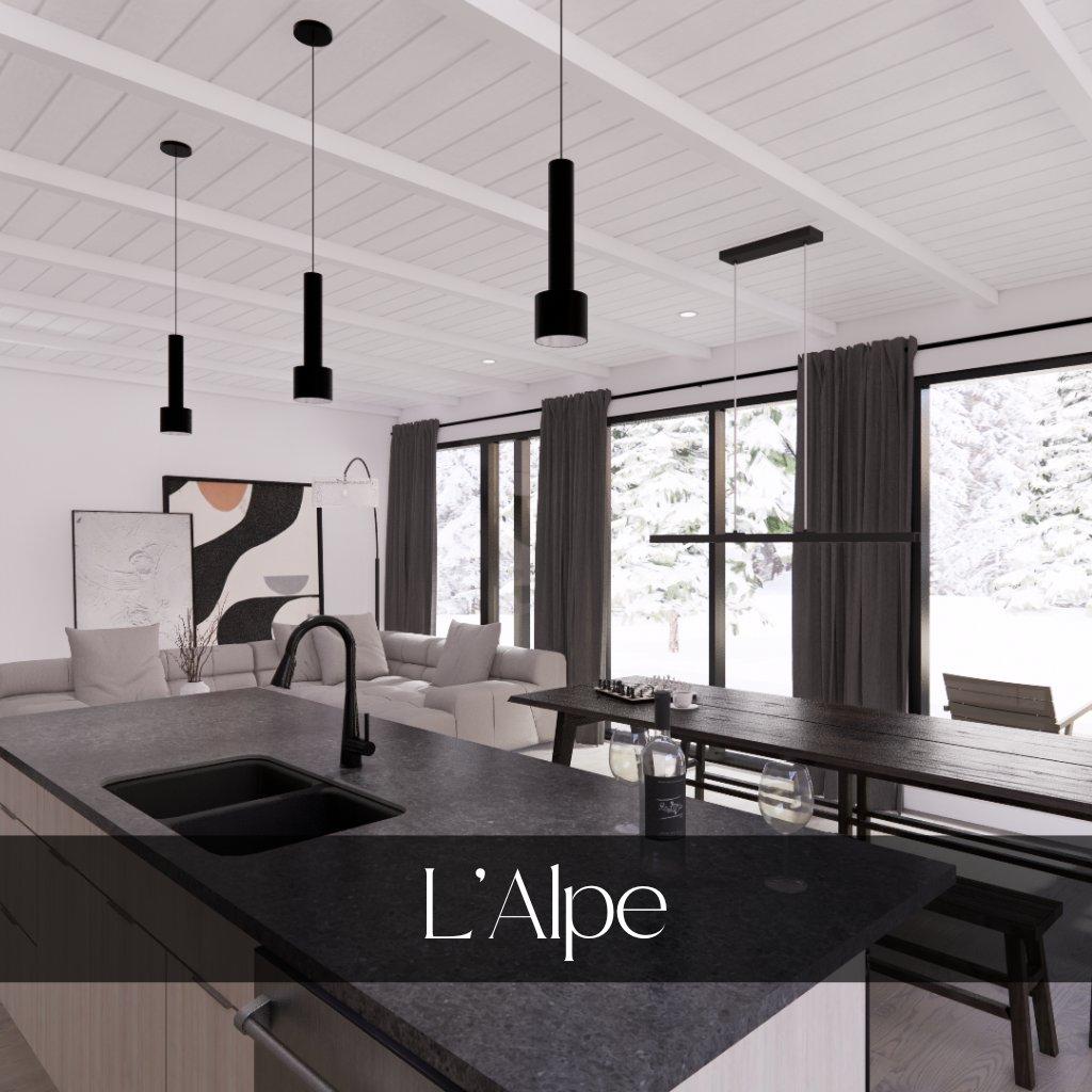 To be built - 20E Rue, Saint-Adolphe-D'Howard, QC - Indoor Photo Showing Kitchen With Double Sink