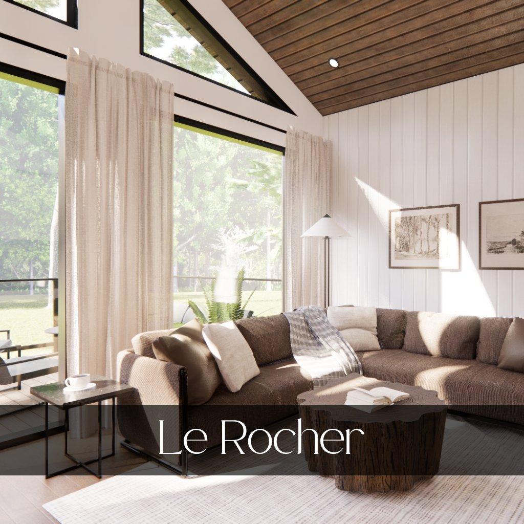 À construire - 20E Rue, Saint-Adolphe-D'Howard, QC - Indoor Photo Showing Living Room