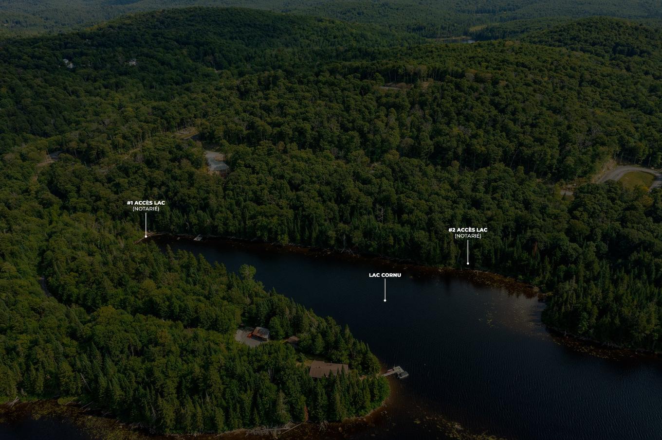 Accès au plan d'eau - 20E Rue, Saint-Adolphe-D'Howard, QC - Outdoor With Body Of Water With View