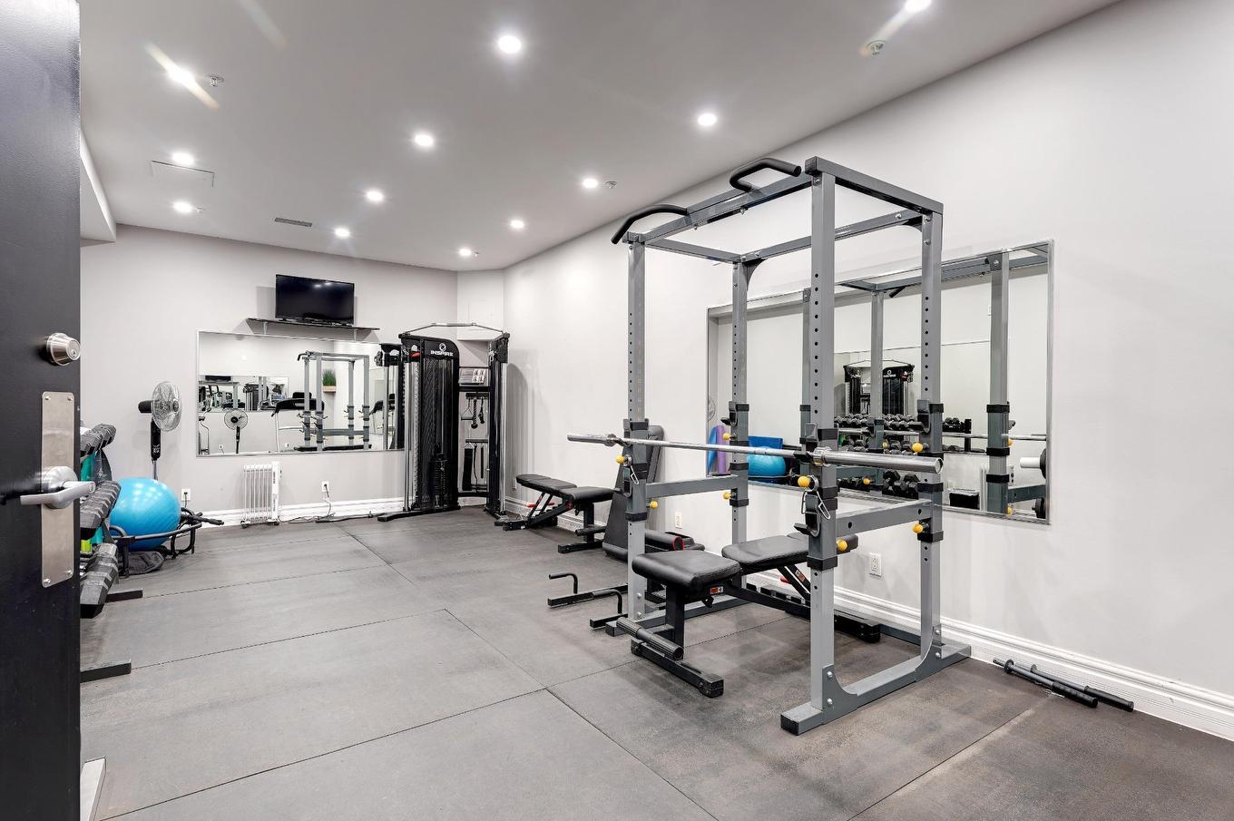 Exercise room - 804-10 Rue St-Jacques, Montréal (Ville-Marie), QC - Indoor Photo Showing Gym Room