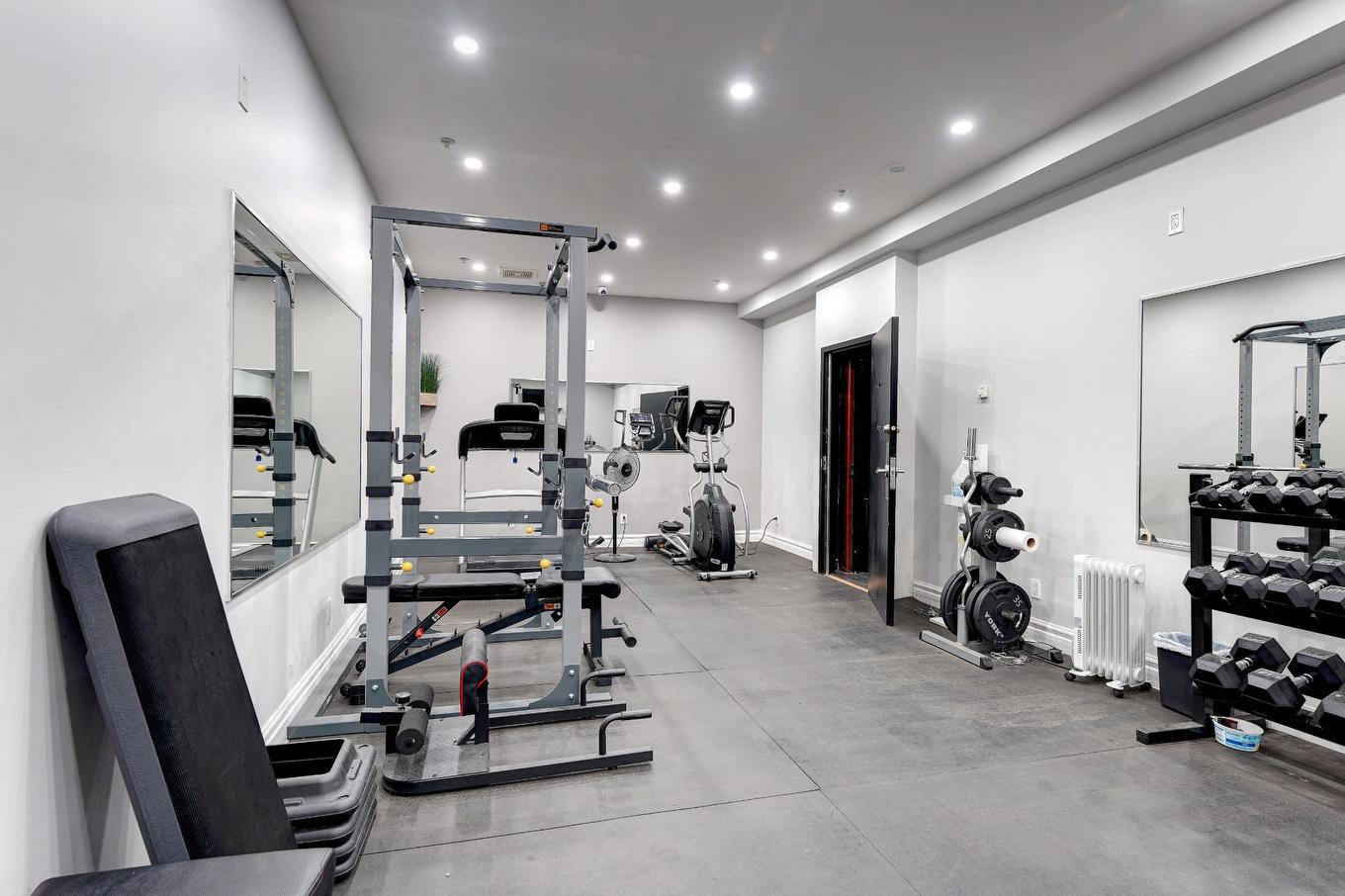 Exercise room - 804-10 Rue St-Jacques, Montréal (Ville-Marie), QC - Indoor Photo Showing Gym Room
