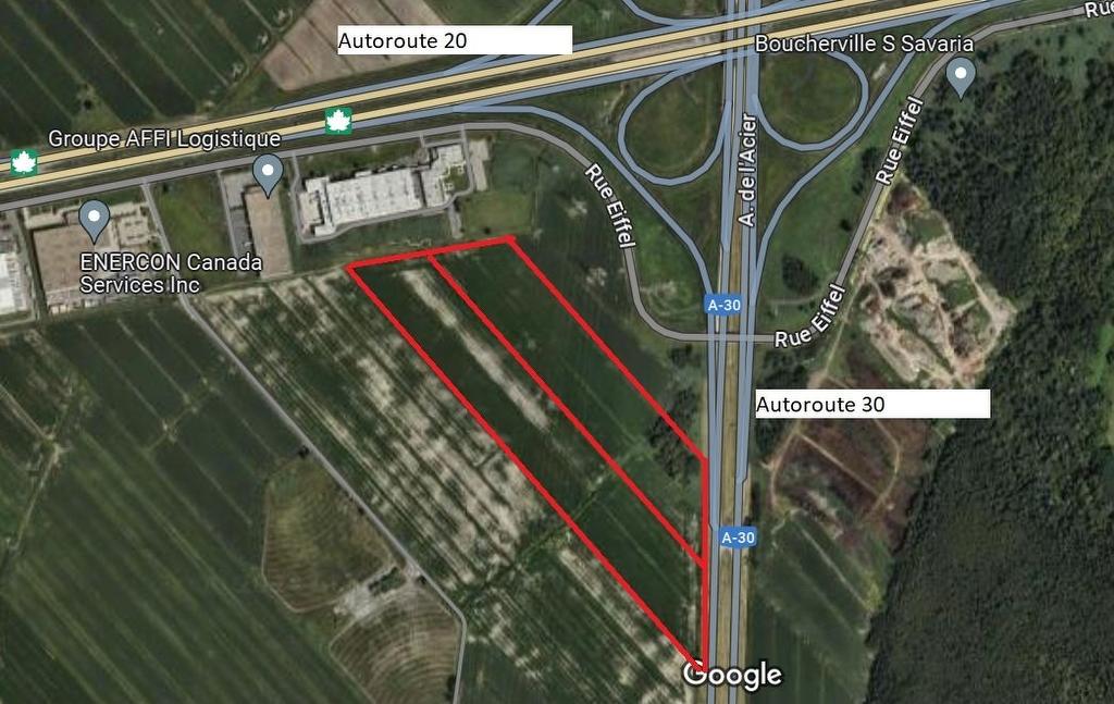 Photo aérienne - Rue Eiffel, Boucherville, QC