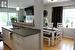 Open concept kitchen/dining/living room