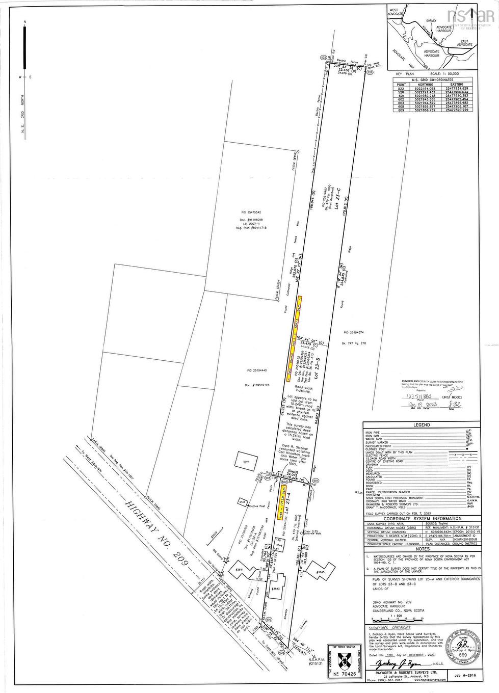 3643 209 Highway W, Advocate Harbour, NS