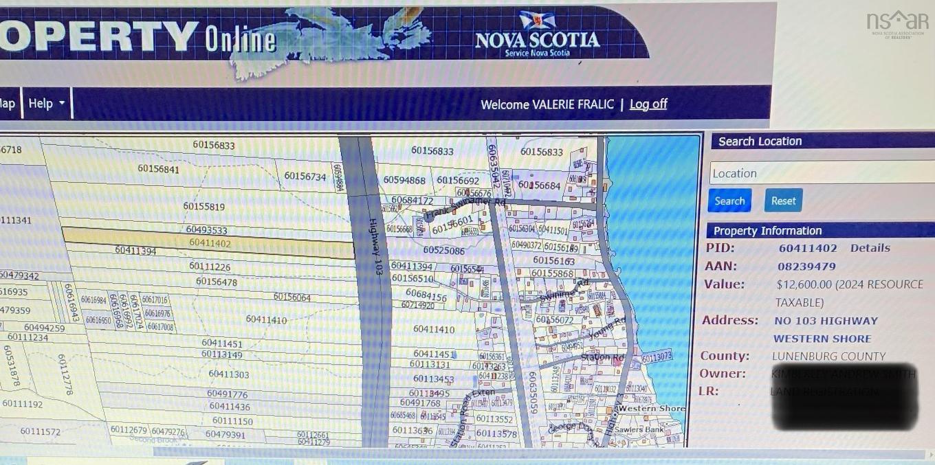 No 103 Highway, Western Shore, NS