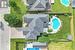 Overhead Shot - Landscaped Back Yard