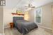 Carriage House Loft Apartment Bedroom with Ensuite & Laundry