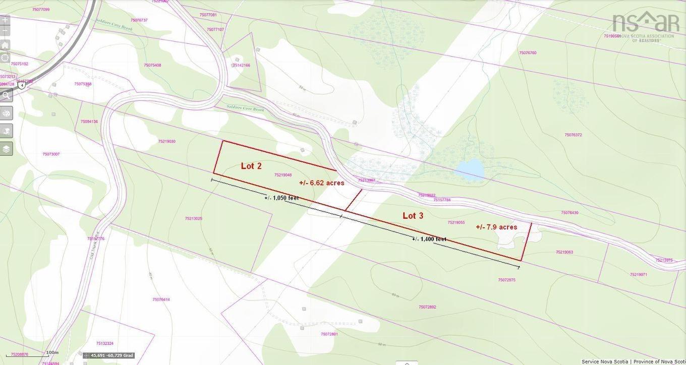Lot 2 Old Trunk 4 Highway, Soldiers Cove, NS