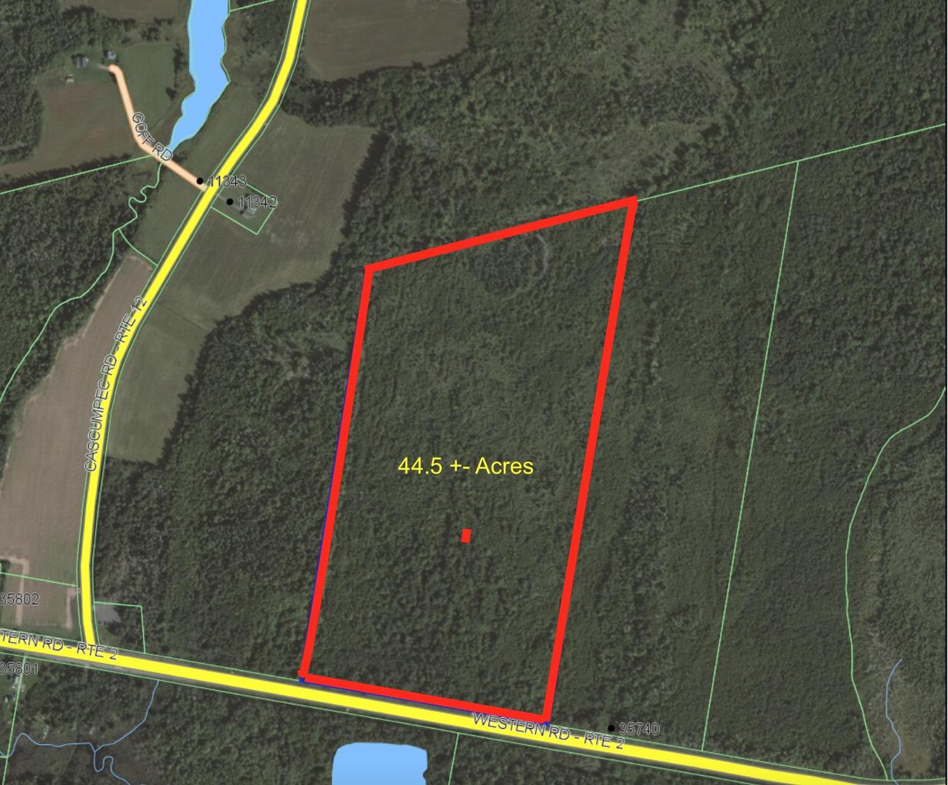 Acerage Western Road Rte 2, West Devon, PE