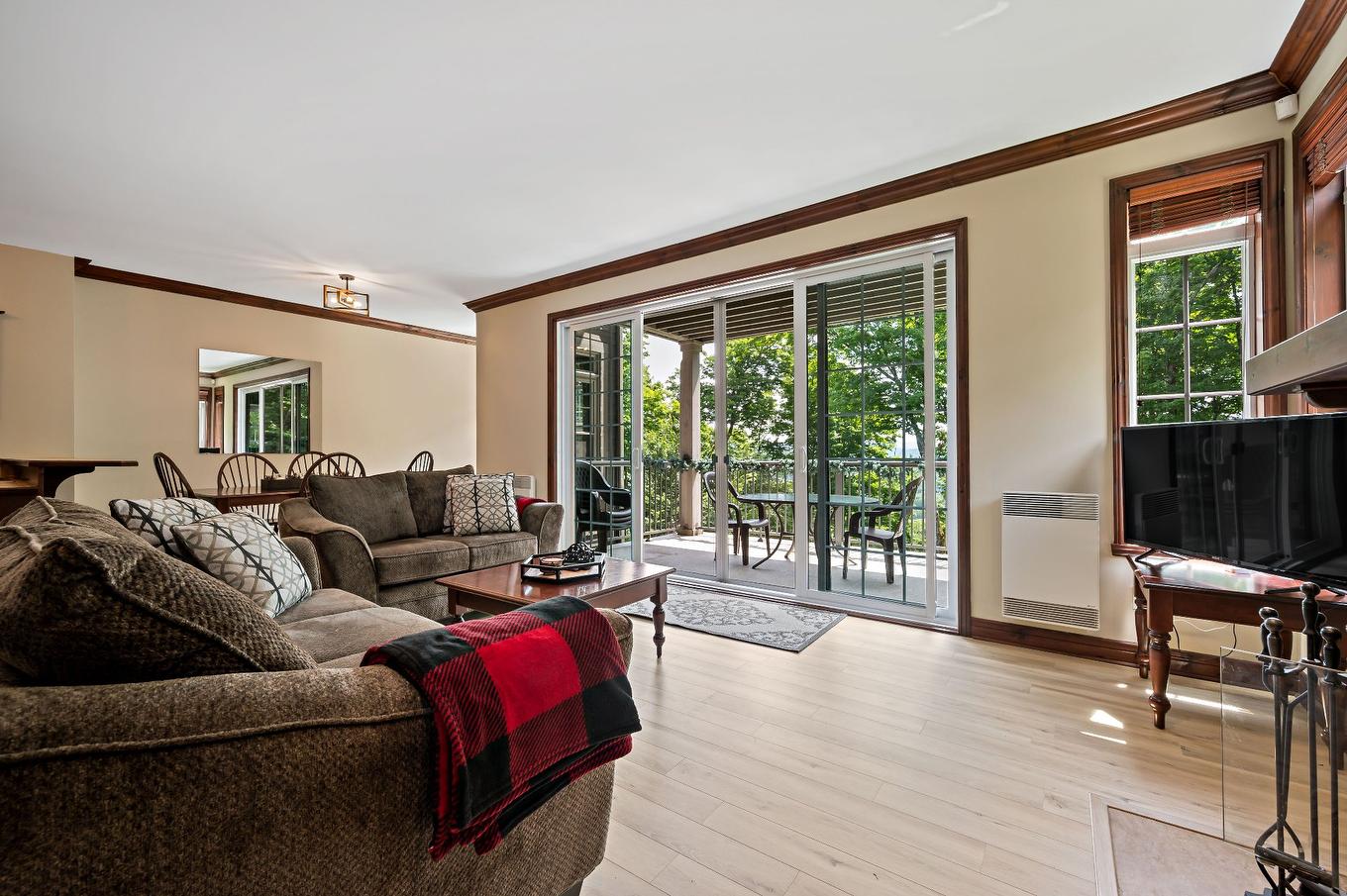 Living room - 10-300 Rue Du Mont-Plaisant, Mont-Tremblant, QC - Indoor Photo Showing Living Room