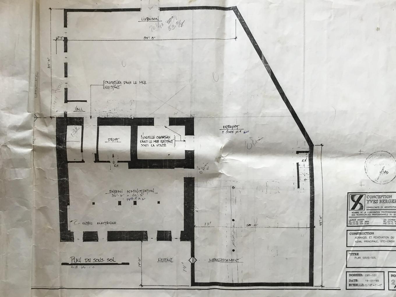 Plan (croquis) - 6296 Rue Principale, Sainte-Croix, QC - Other