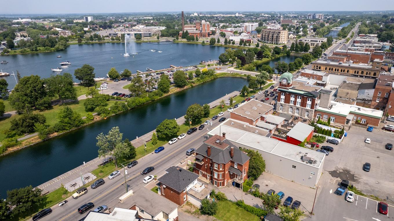 Aerial photo - 291 - 291B Rue Victoria, Salaberry-De-Valleyfield, QC - Outdoor With Body Of Water With View